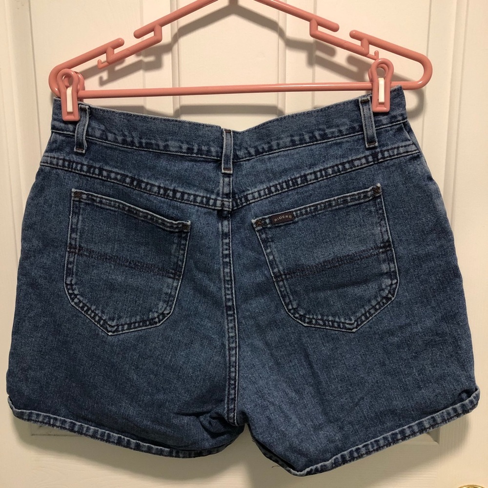 Vintage Riders Denim High Rise Mom Jean Shorts - Picture 2 of 9